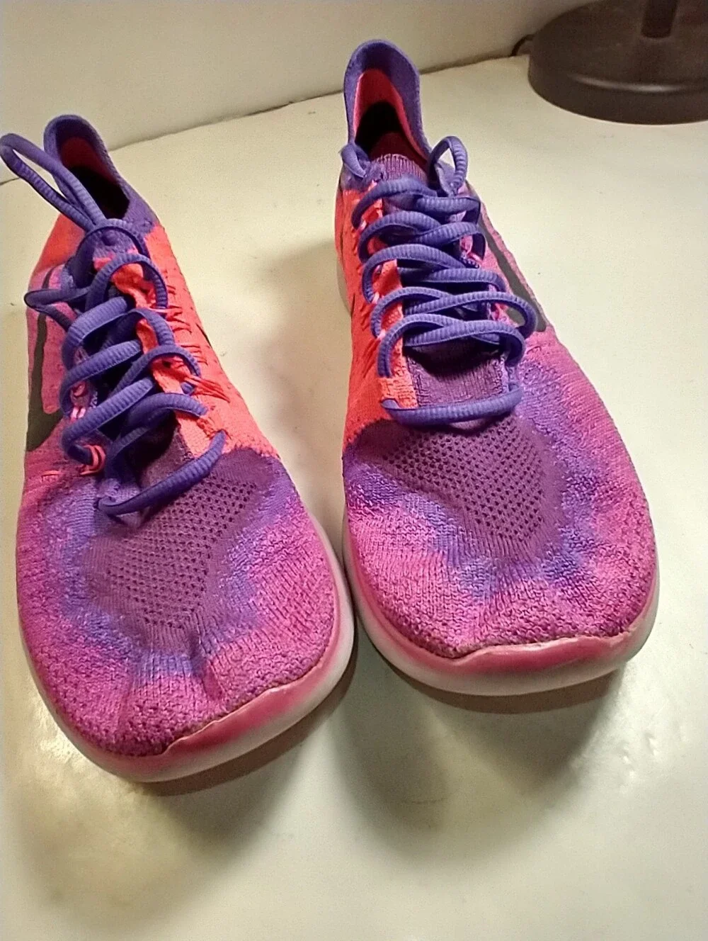 Nike Free RN Flyknit 2017 Running Shoes Women's sz 8.5 (880844-600).